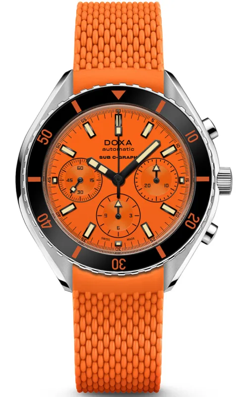 Doxa SUB 200 C-Graph Professional Rubber sold by Jura Watches