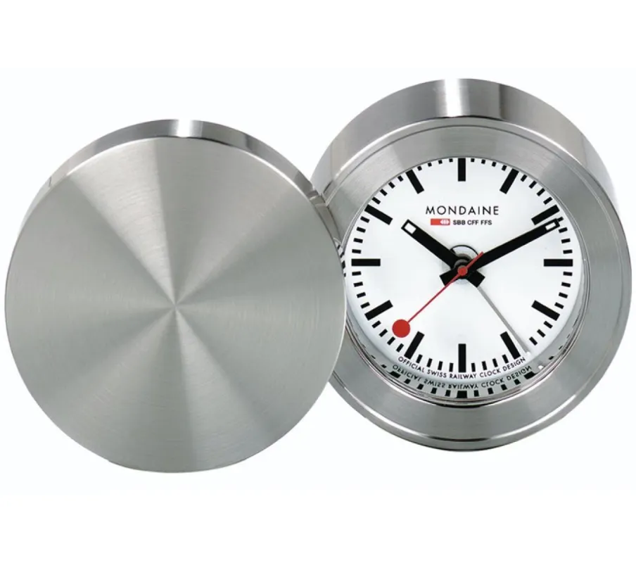 Mondaine Clock Table and Alarm sold by Jura Watches