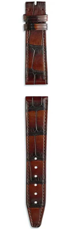 IWC Strap Alligator Marron Brown For Pin Buckle XXS sold by Jura Watches