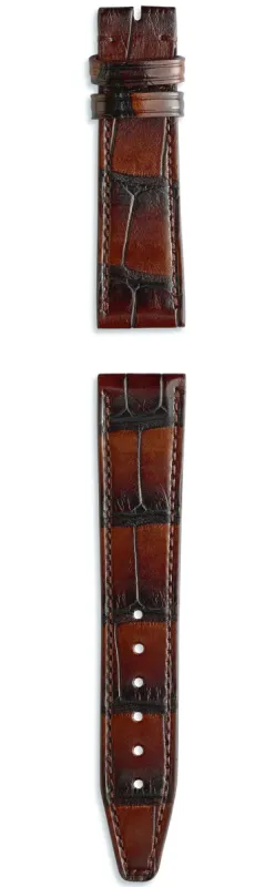 IWC Strap Alligator Marron Brown For Pin Buckle sold by Jura Watches