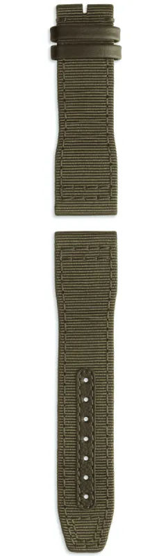 IWC Strap Textile Green For Pin Buckle XL sold by Jura Watches
