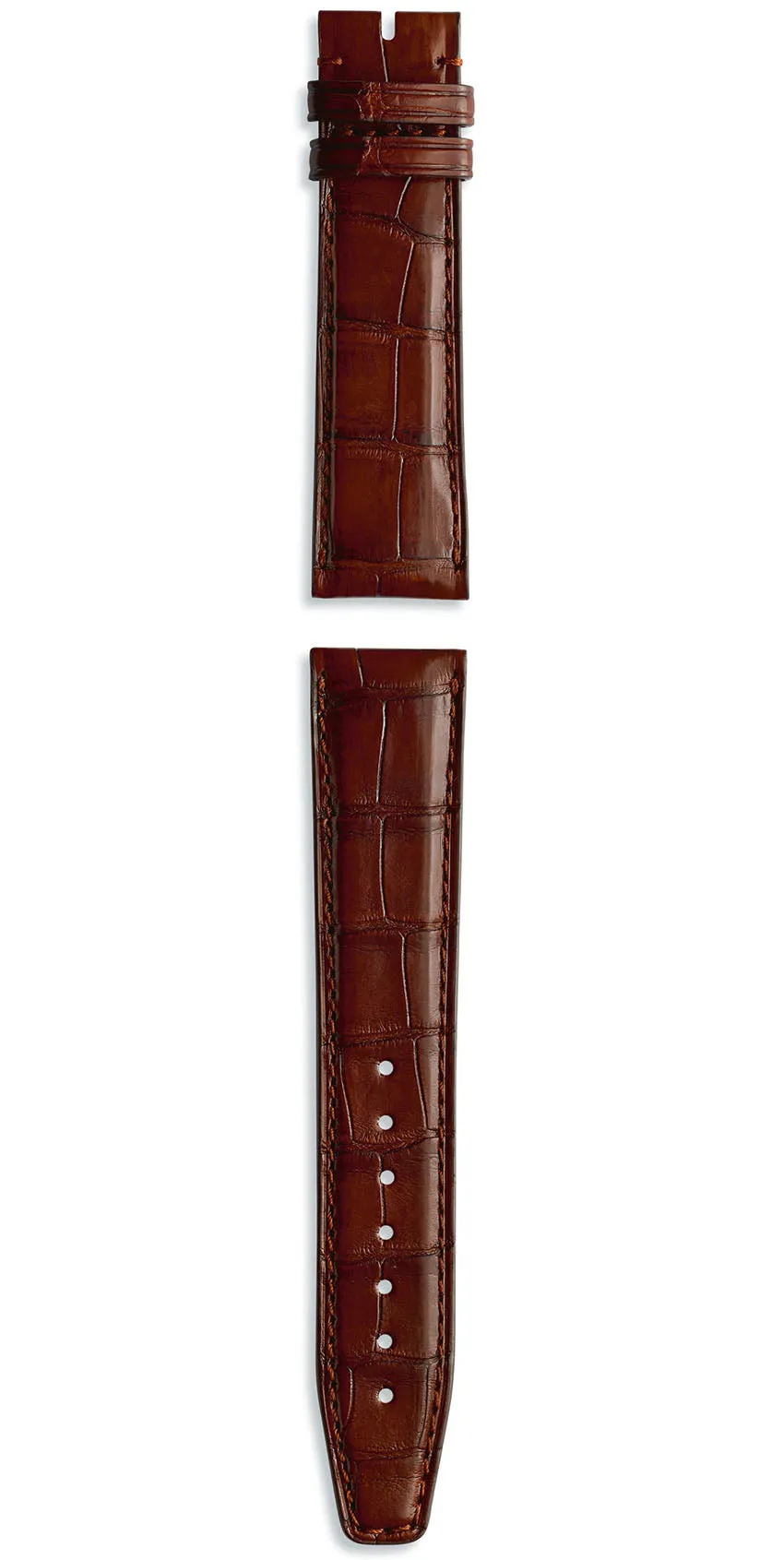 IWC Strap Alligator Dark Brown For Pin Buckle XL sold by Jura Watches