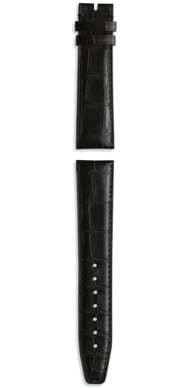 IWC Strap Aligator Black For Folding Clasp XS sold by Jura Watches