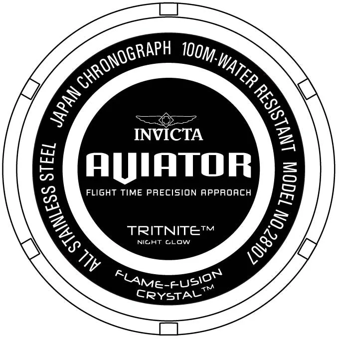 Invicta Aviator Mens sold by Jura Watches product image thumbnail 3