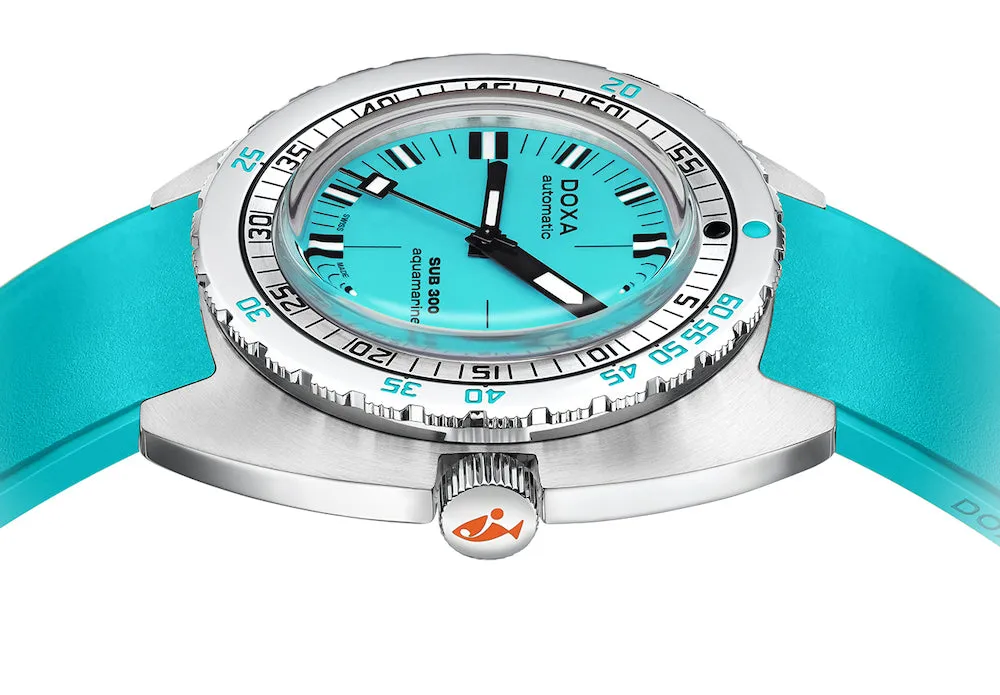 Doxa SUB 300 COSC Aquamarine Rubber sold by Jura Watches product image thumbnail 3