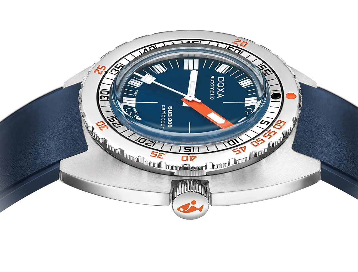 Doxa SUB 300 COSC Caribbean Rubber sold by Jura Watches product image thumbnail 3