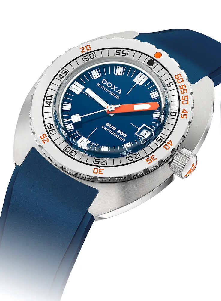 Doxa SUB 300 COSC Caribbean Rubber sold by Jura Watches product image thumbnail 2