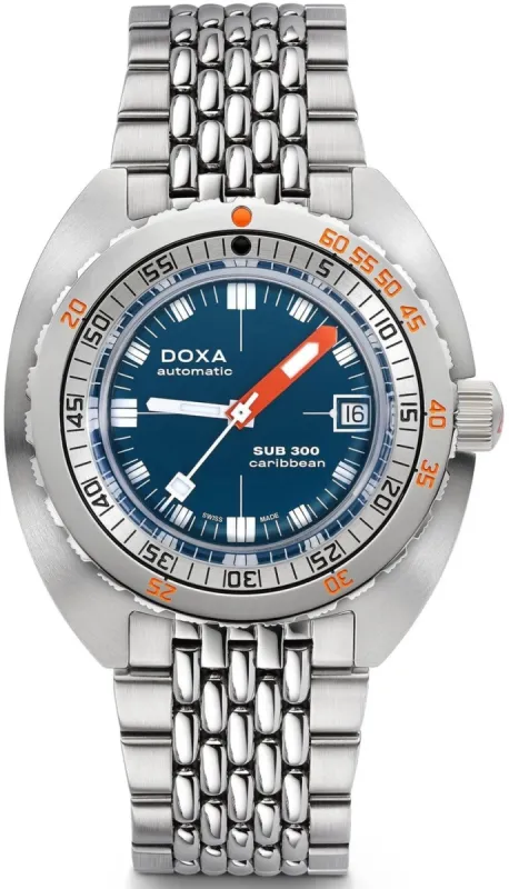 Doxa SUB 300 COSC Caribbean Bracelet sold by Jura Watches