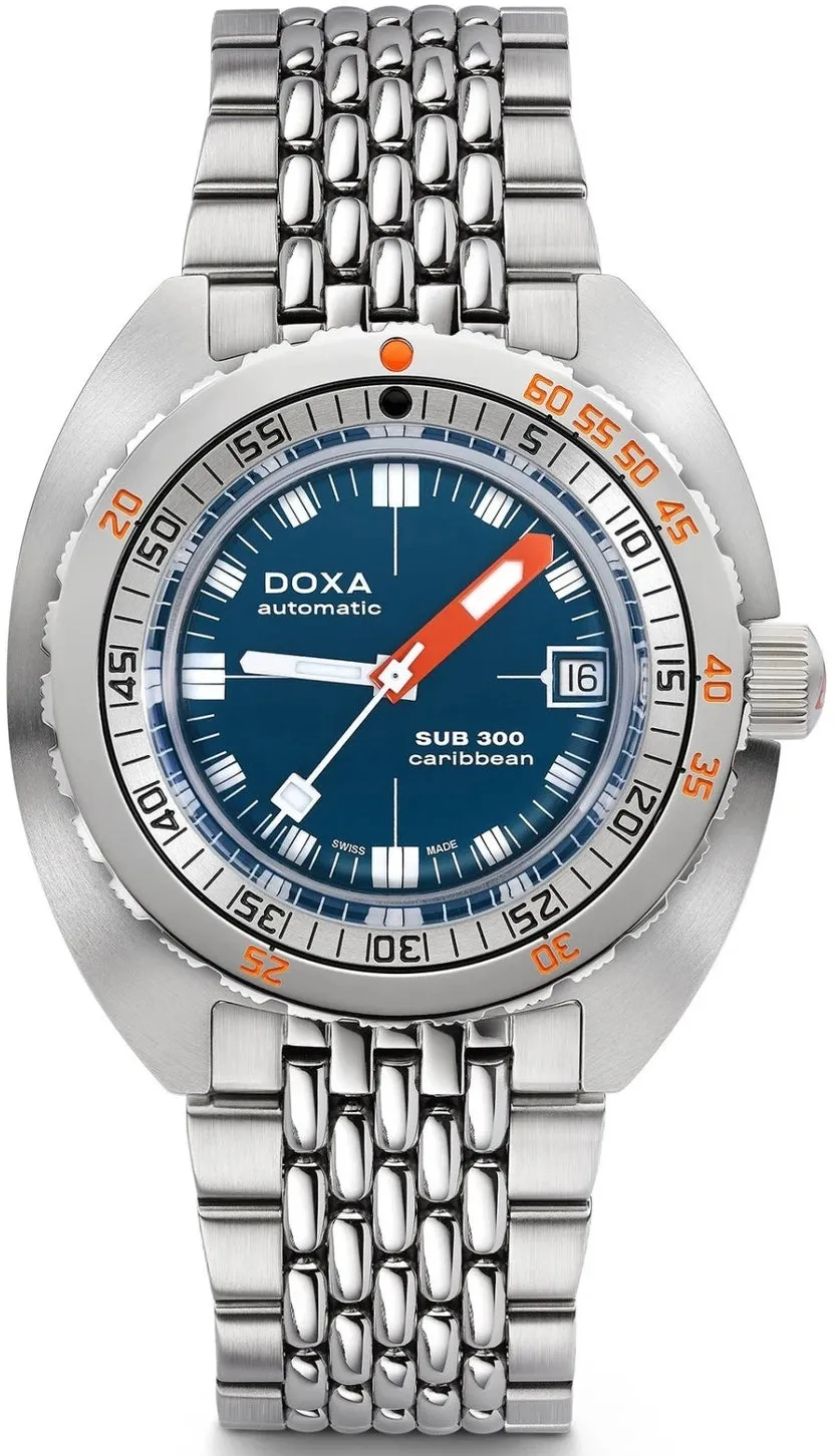 Doxa SUB 300 COSC Caribbean Bracelet sold by Jura Watches