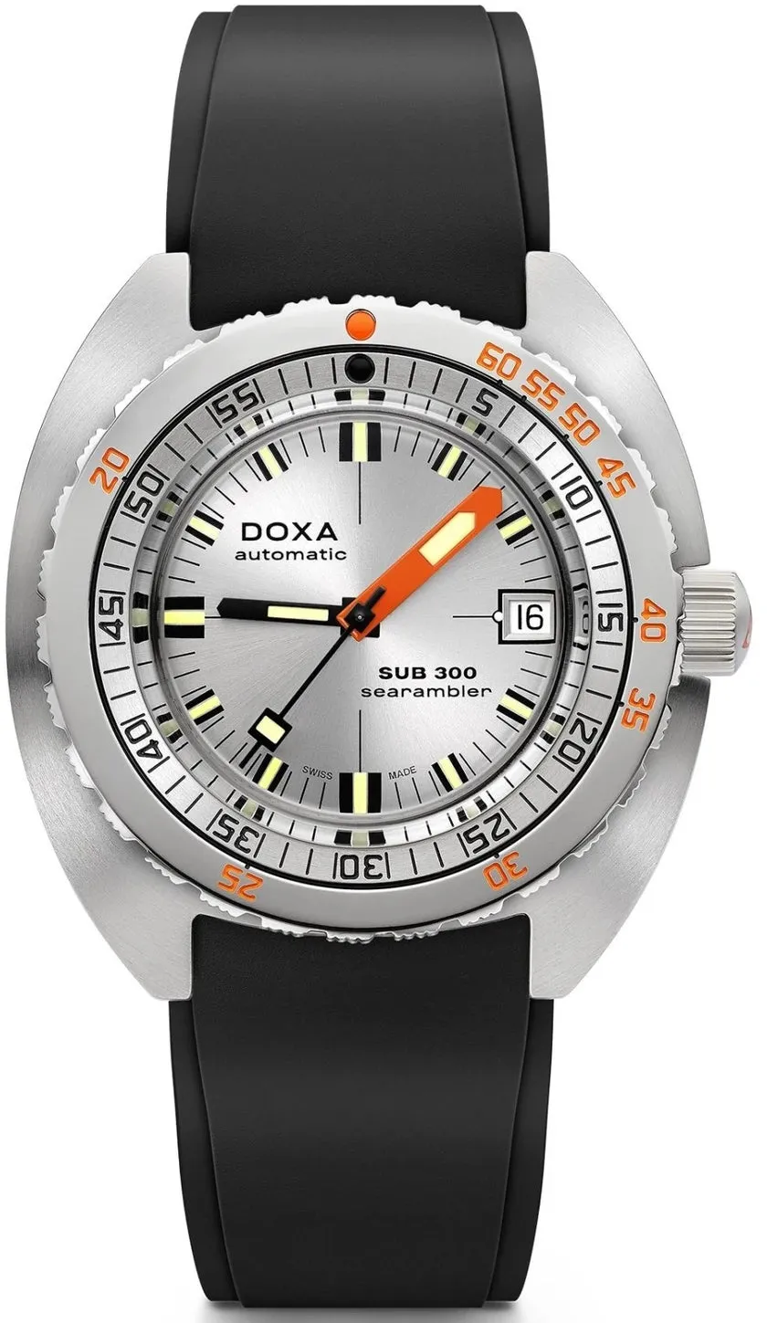 Doxa SUB 300 COSC Searambler Rubber sold by Jura Watches