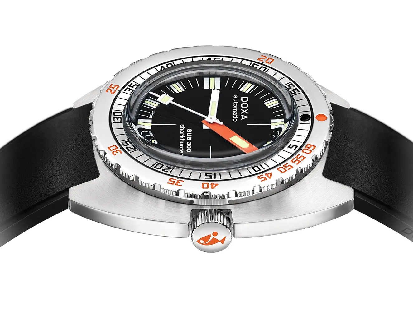 Doxa SUB 300 COSC Sharkhunter Rubber sold by Jura Watches product image thumbnail 3