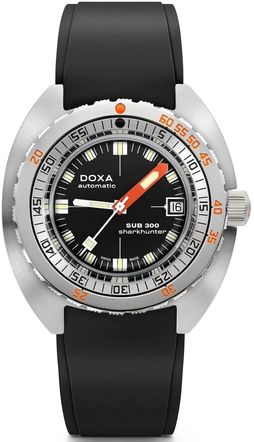 Doxa SUB 300 COSC Sharkhunter Rubber sold by Jura Watches
