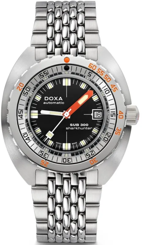 Doxa SUB 300 COSC Sharkhunter Bracelet sold by Jura Watches