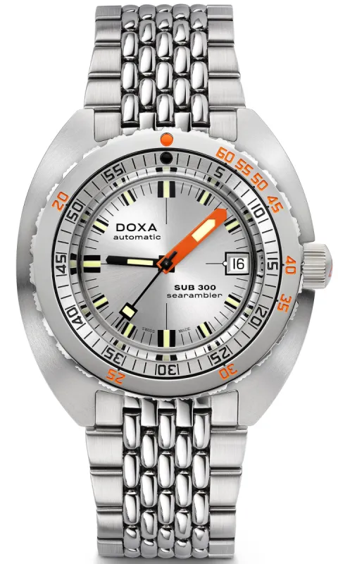 Doxa SUB 300 COSC Searambler Bracelet sold by Jura Watches