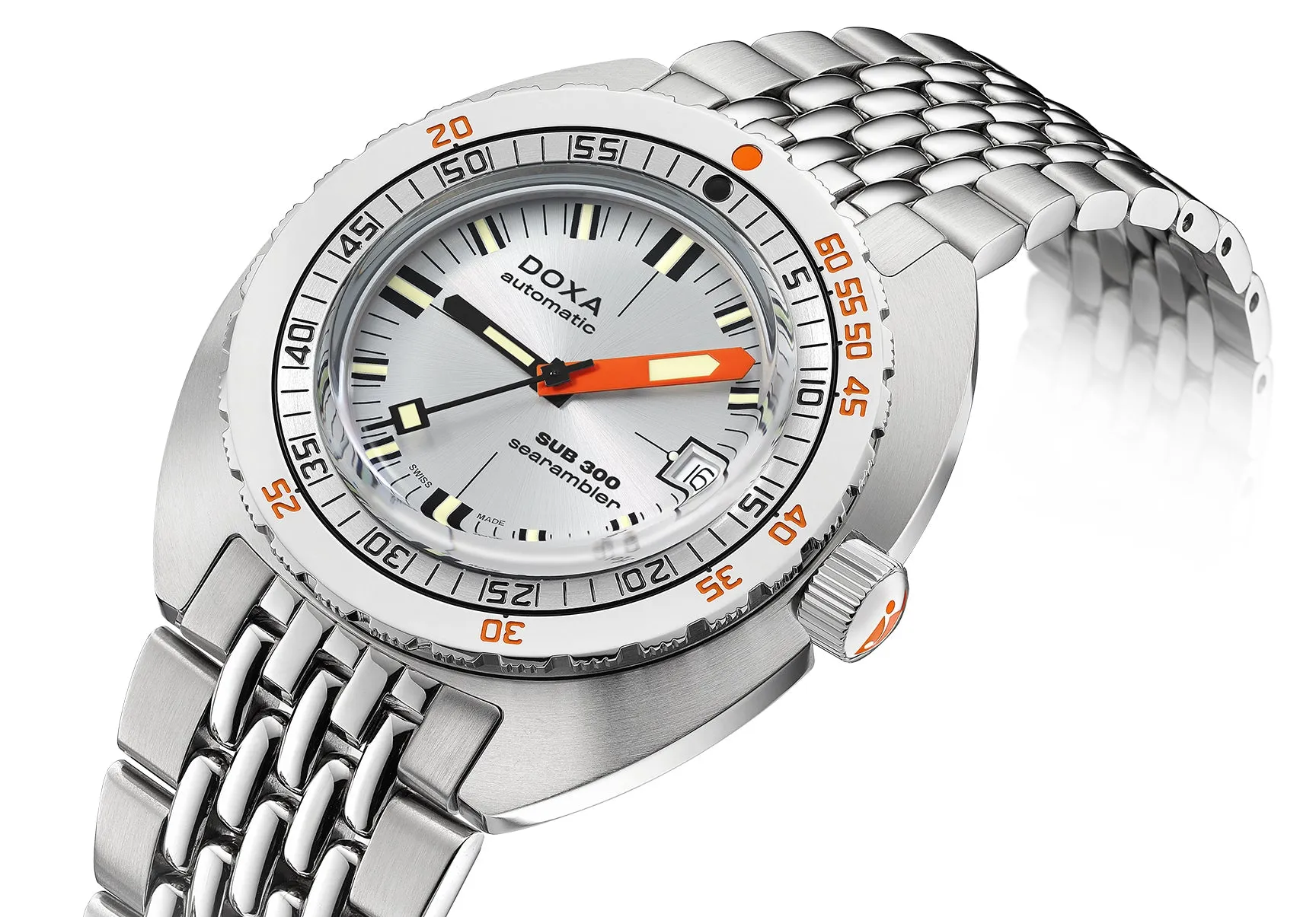 Doxa SUB 300 COSC Searambler Bracelet sold by Jura Watches product image thumbnail 2