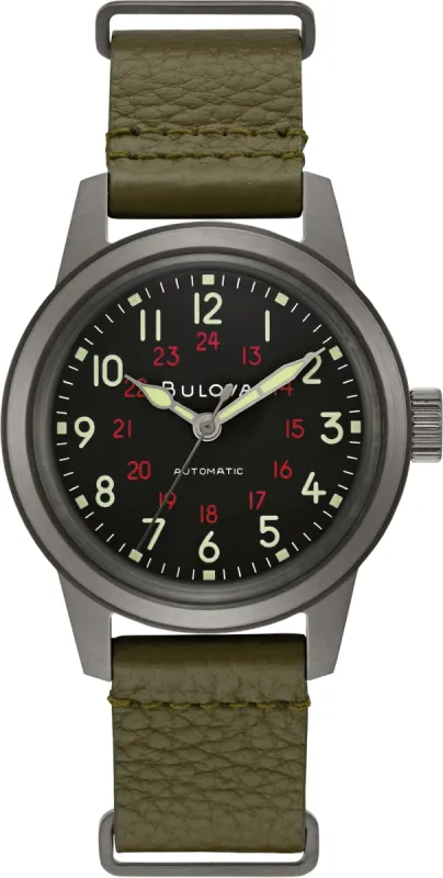Bulova Hack Mens sold by Jura Watches
