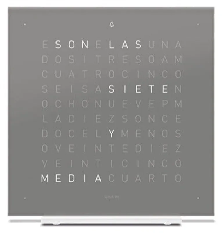 QLOCKTWO Earth 13.5 Pure Earl Grey Tea Table Clock sold by Jura Watches