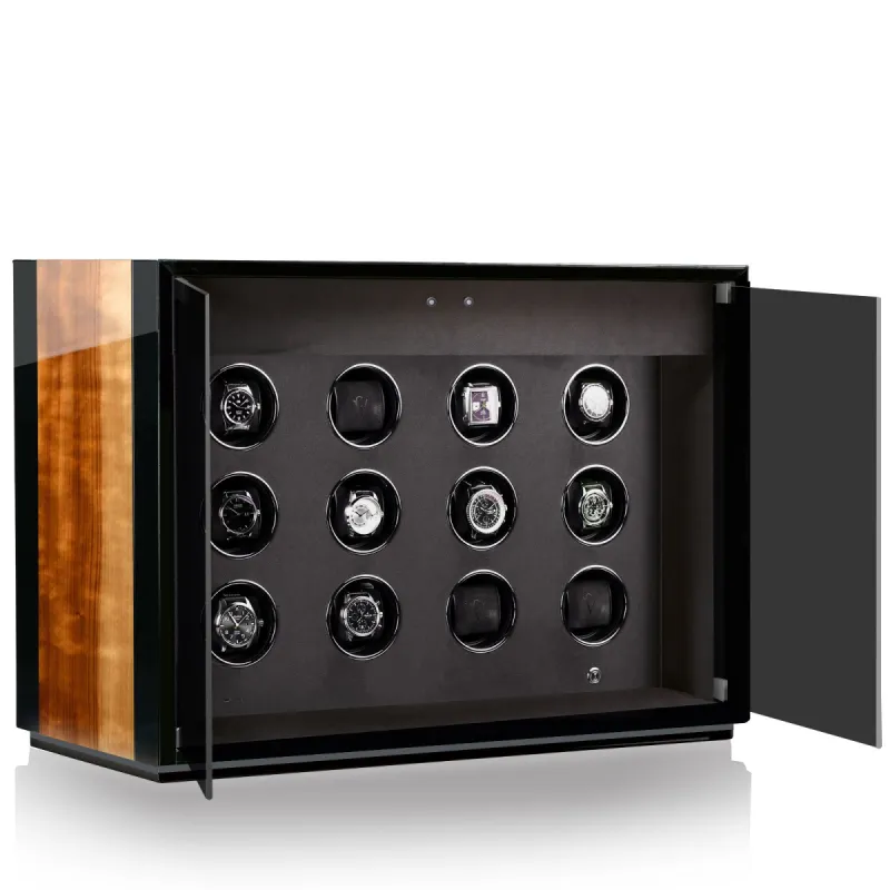 Chronovision Watch Winder Ambiance XII Aurosso High Gloss Black High Gloss sold by Jura Watches