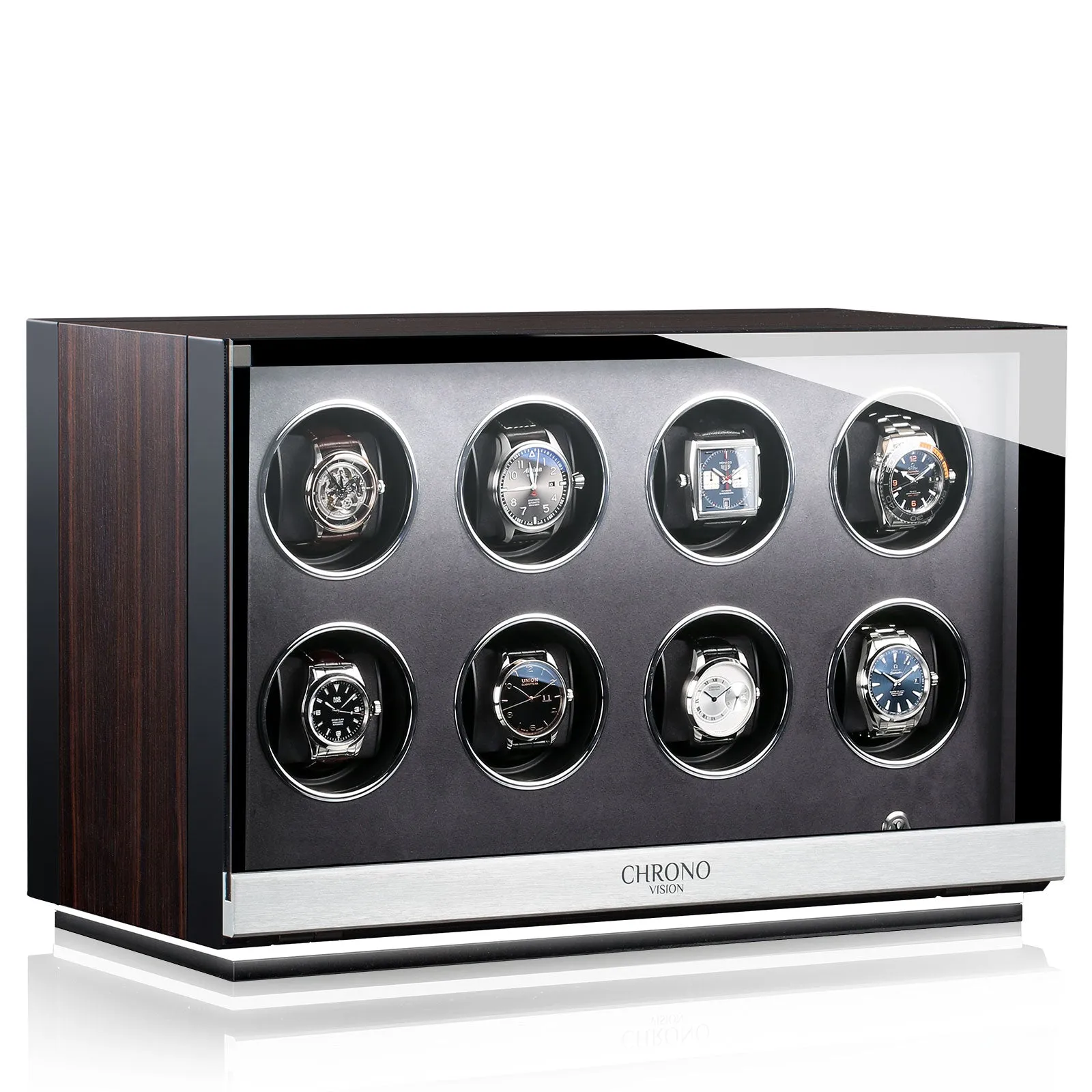 Chronovision Watch Winder Ambiance VIII Ebony Silk Black Silk sold by Jura Watches product image thumbnail 2