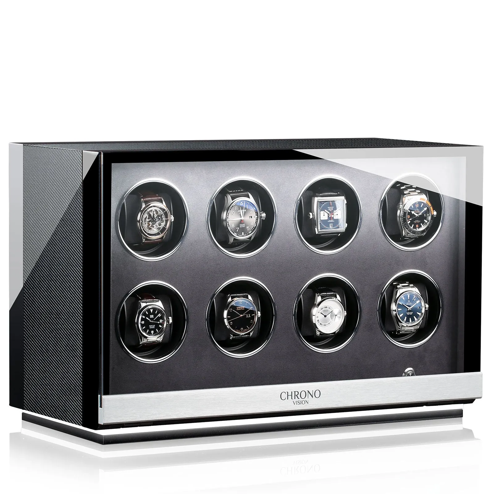 Chronovision Watch Winder Ambiance VIII Carbon Black High Gloss sold by Jura Watches product image thumbnail 2