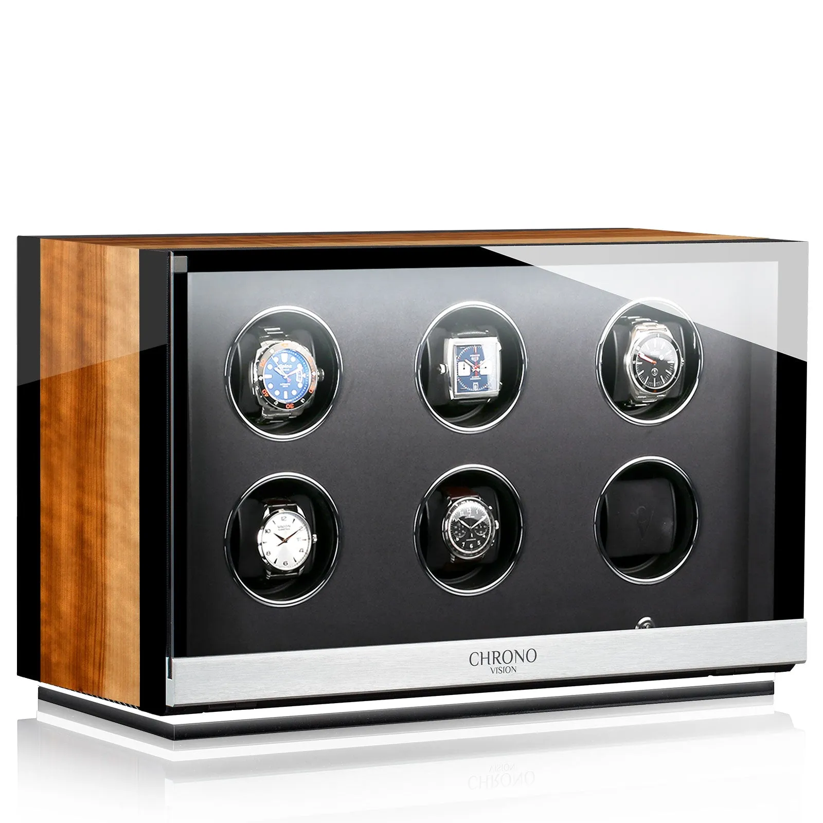 Chronovision Watch Winder Ambiance VIII Aurosso High Gloss Black High Gloss sold by Jura Watches product image thumbnail 2