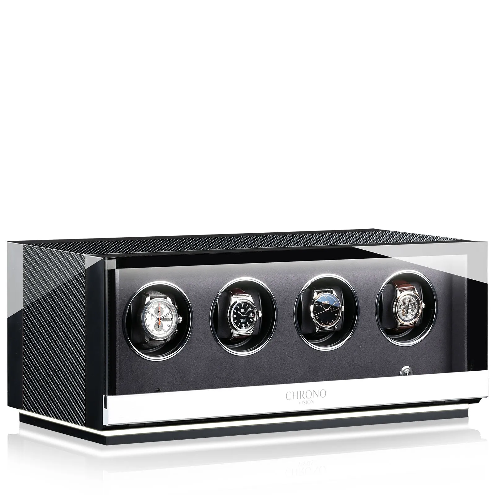 Chronovision Watch Winder Ambiance IV Carbon Black High Gloss sold by Jura Watches product image thumbnail 3