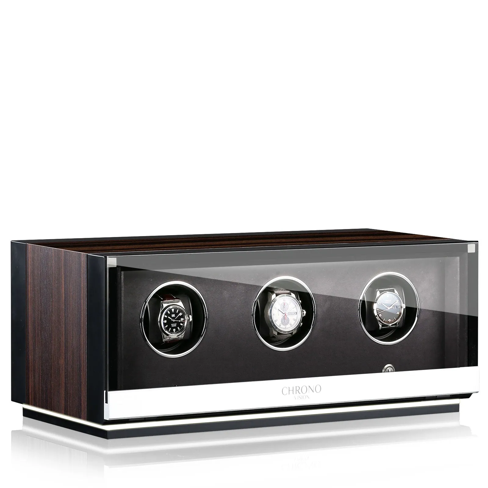 Chronovision Watch Winder Ambiance III Ebony Silk Black Silk sold by Jura Watches product image thumbnail 3