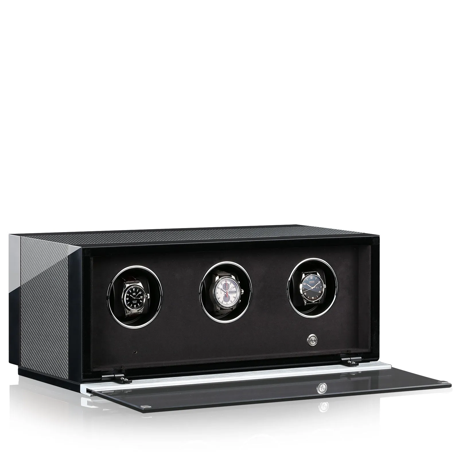 Chronovision Watch Winder Ambiance III Carbon Black High Gloss sold by Jura Watches product image thumbnail 2