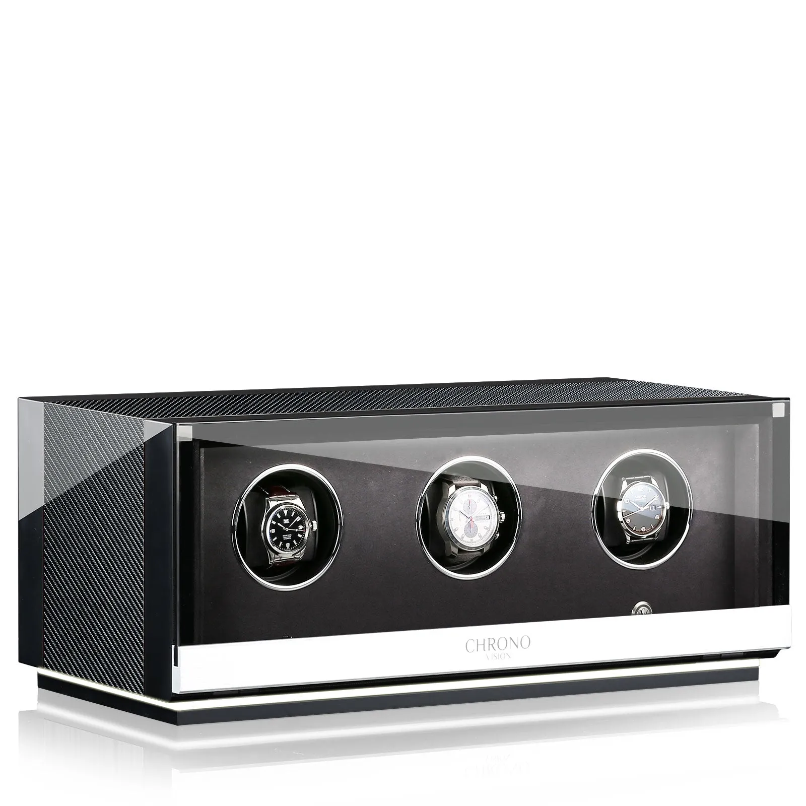 Chronovision Watch Winder Ambiance III Carbon Black High Gloss sold by Jura Watches product image thumbnail 3
