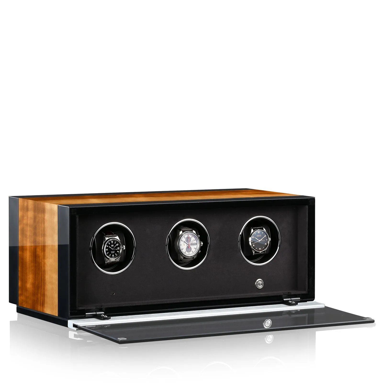 Chronovision Watch Winder Ambiance III Aurosso High Gloss Black High Gloss sold by Jura Watches product image thumbnail 2