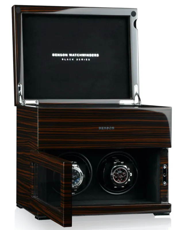 Benson Watch Winder Black Series 2.16 MA Macassar made by Jura Watches