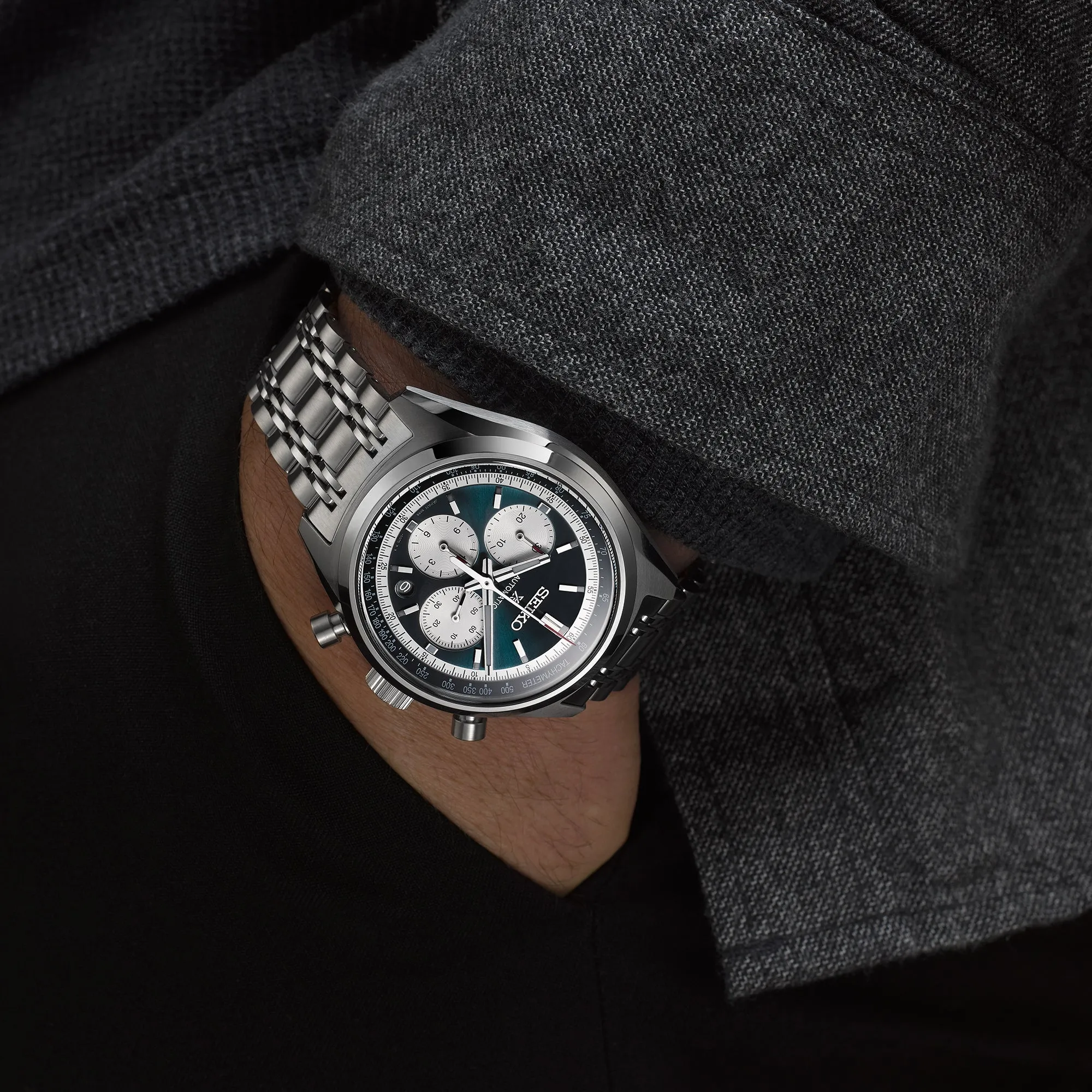 Seiko Prospex Speedtimer Sunrise Blue 1973 Mechanical Chronograph Watch sold by Jura Watches product image thumbnail 4