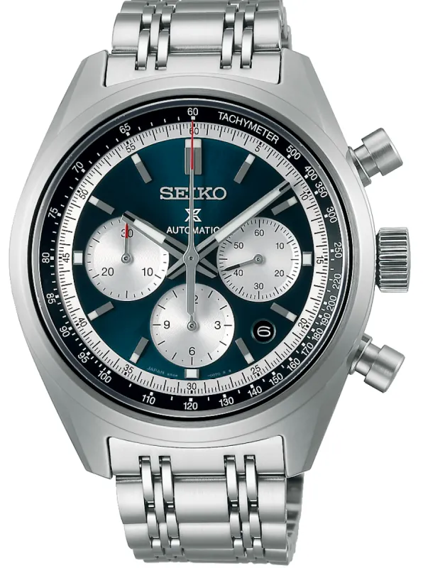 Seiko Prospex Speedtimer Sunrise Blue 1973 Mechanical Chronograph Watch made by Seiko