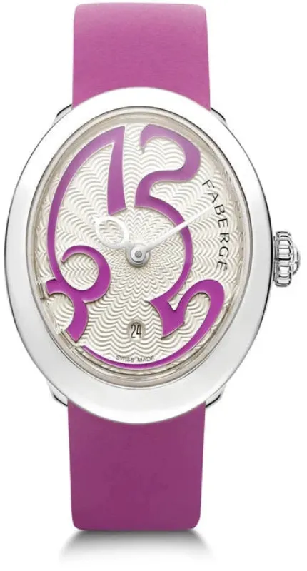 Faberge Colours of Love Eggsistence Purple Watch sold by Jura Watches