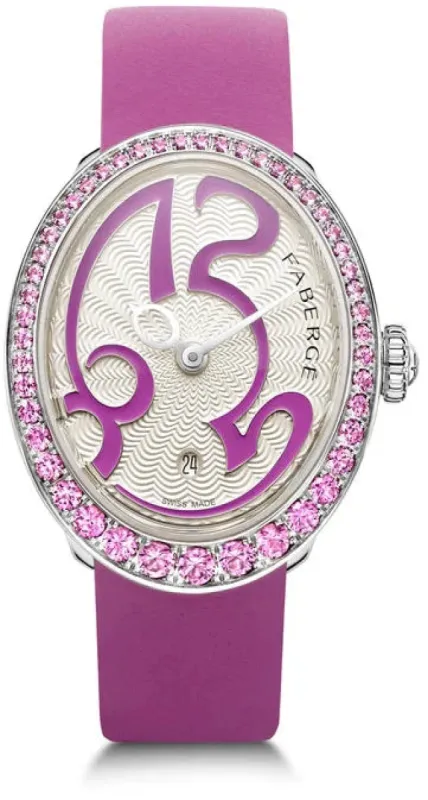 Faberge Colours of Love Eggsistence Purple Sapphire Watch sold by Jura Watches