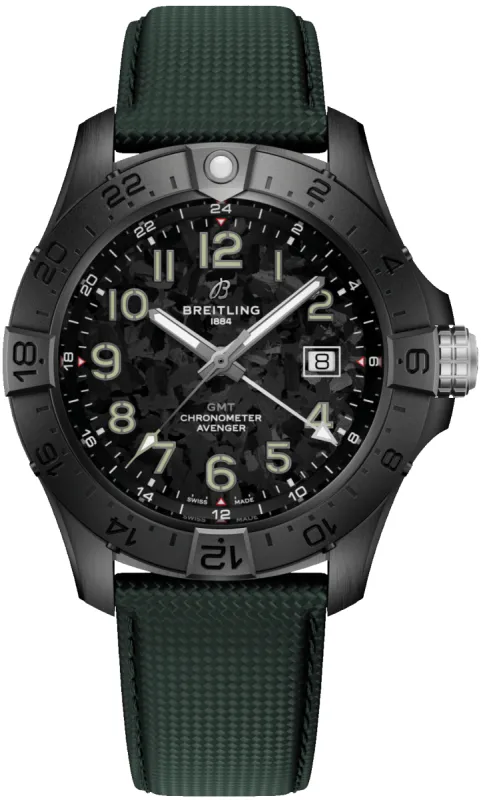 Breitling Avenger Automatic GMT 44 Night Mission Watch sold by Jura Watches