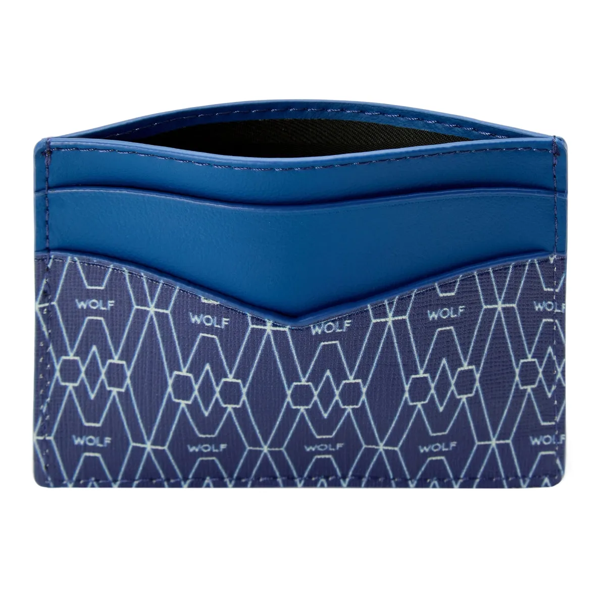 Wolf Signature Vegan Collection Blue Cardholder sold by Jura Watches product image thumbnail 3