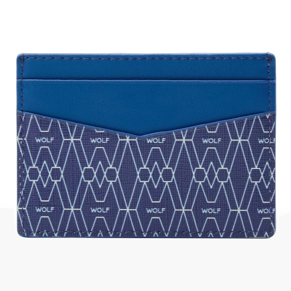 Wolf Signature Vegan Collection Blue Cardholder sold by Jura Watches product image thumbnail 2