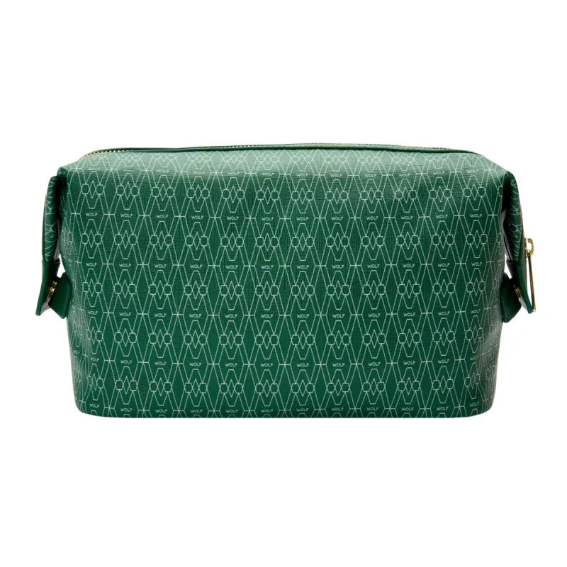 Wolf Signature Vegan Collection Green Washbag sold by Jura Watches