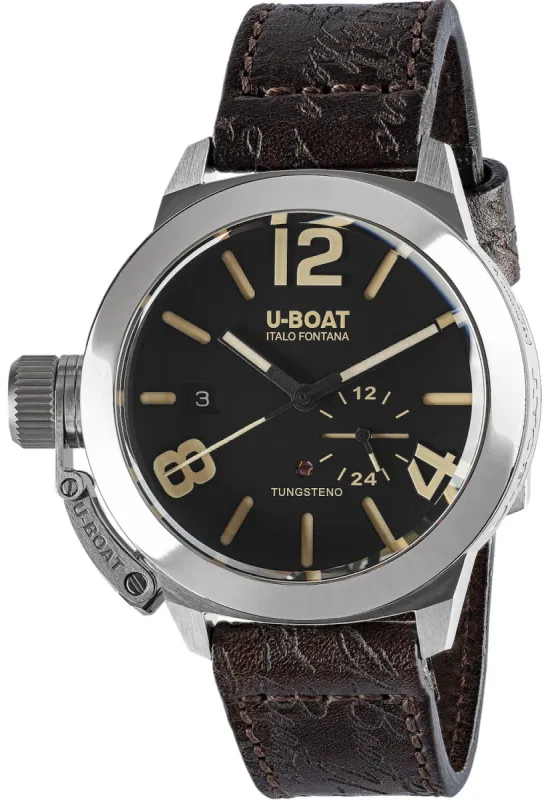 U-Boat Classico 42 Tungsten Black Watch sold by Jura Watches