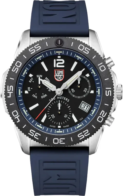 Luminox Sea Pacific Diver Chronograph 3140 Black Blue Watch sold by Jura Watches