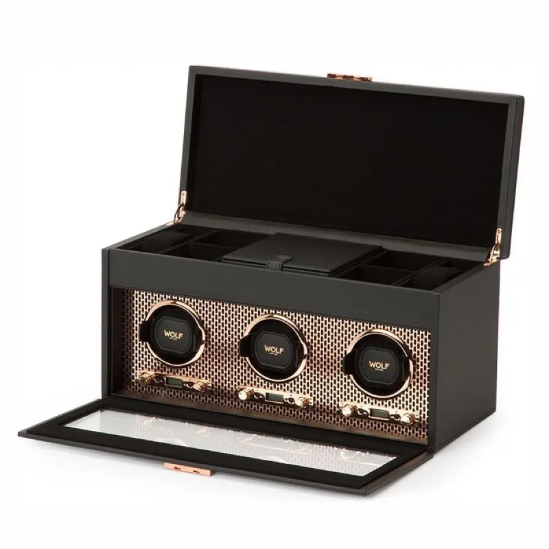 WOLF Watch Winder Axis Triple Copper sold by Jura Watches