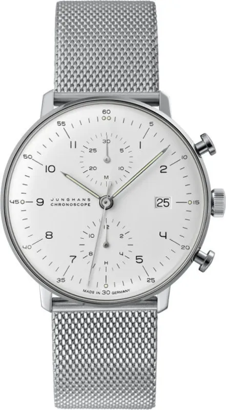 Junghans Max Bill Chronoscope Watch made by Jura Watches