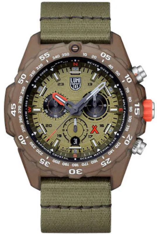 Luminox Bear Grylls Master #TIDE 3740 Series Olive Black Watch sold by Jura Watches
