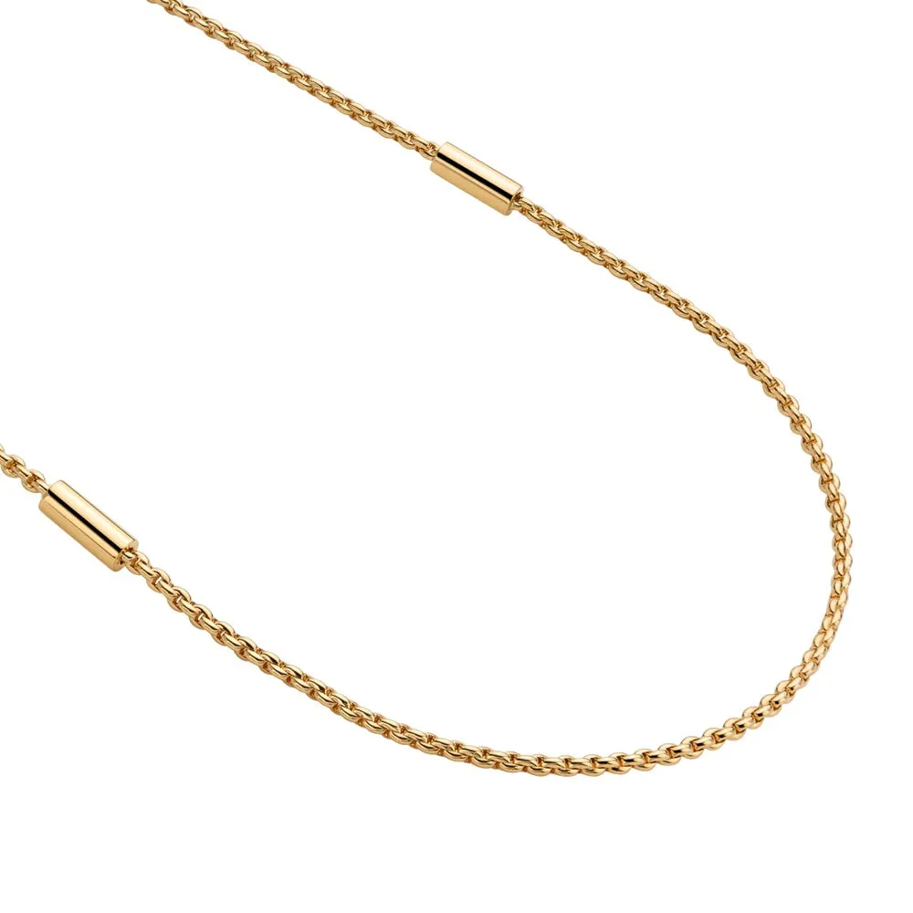 Fope Aria 18ct Yellow Gold 0.02ct Diamond Long Necklace sold by Jura Watches product image thumbnail 2