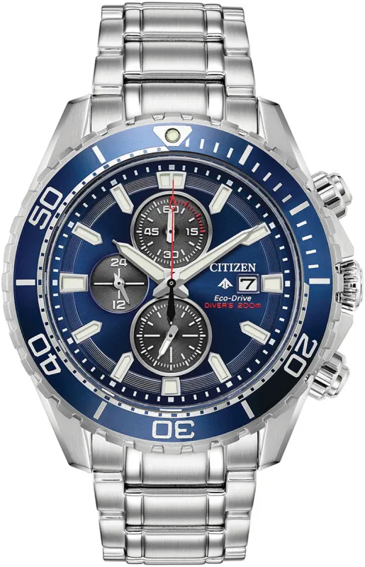 Citizen Promaster Diver Chronograph Eco Drive Mens Watch sold by Jura Watches
