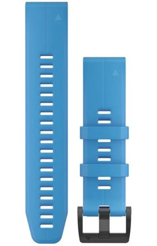 Garmin Strap QuickFit 22 Lakeside Cyan Blue Silicone sold by Jura Watches