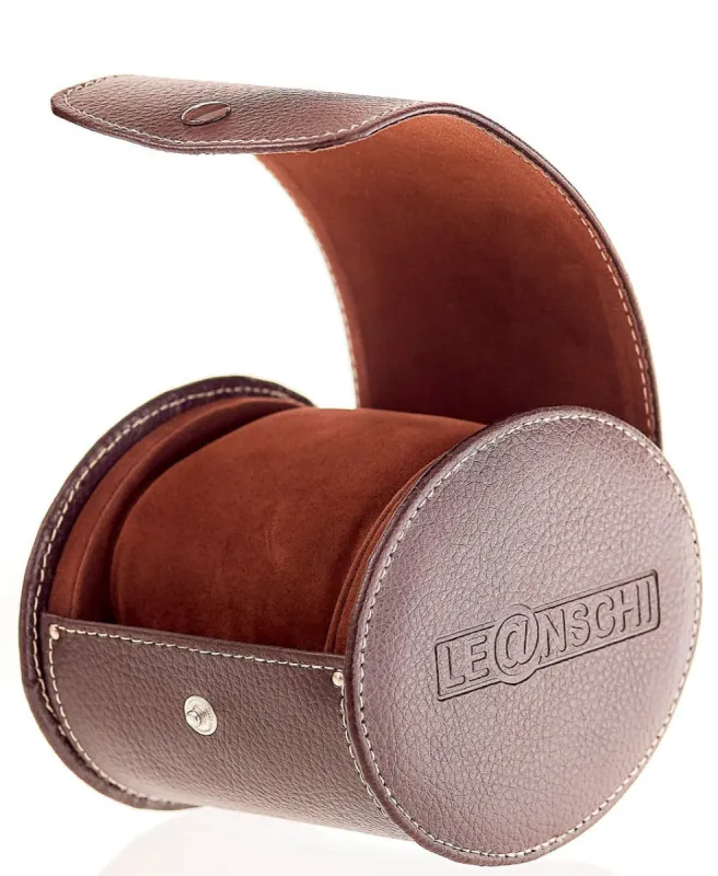 Leanschi Watch Case Chocolate Brown sold by Jura Watches