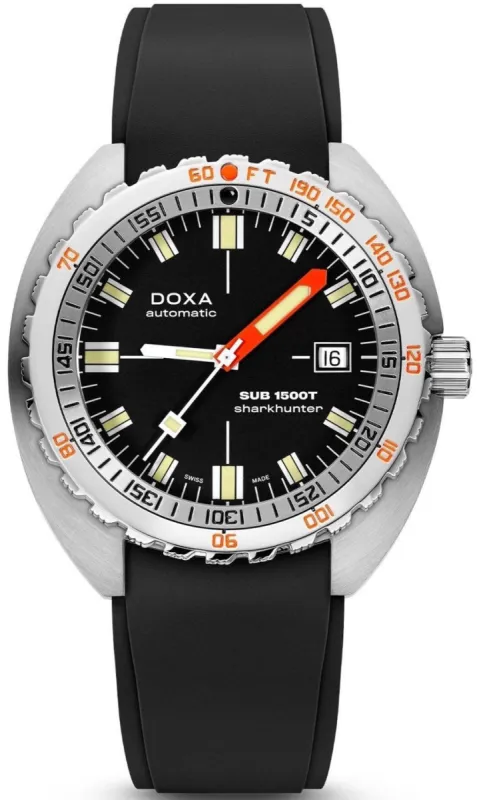 Doxa SUB 1500T Sharkhunter Rubber sold by Jura Watches