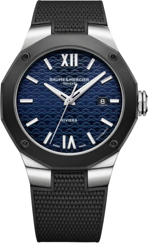 Baume et Mercier Riviera Blue Watch sold by Jura Watches